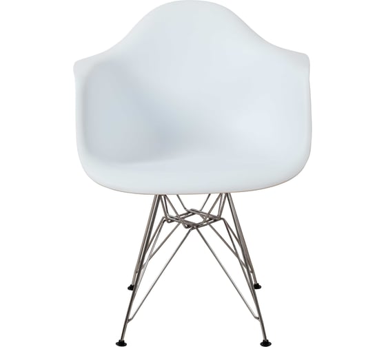 Стул-кресло из пластика DERSTUHL Chrom Eames, белый DSL05.001