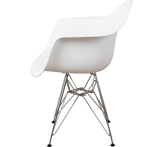 Стул-кресло из пластика DERSTUHL Chrom Eames, белый DSL05.001