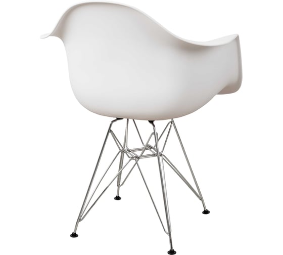 Стул-кресло из пластика DERSTUHL Chrom Eames, белый DSL05.001