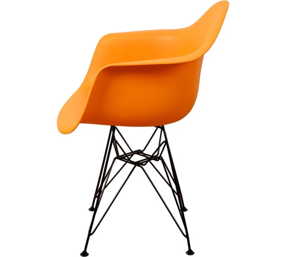Стул-кресло из пластика DERSTUHL Black Eames, желтый DSL06.004