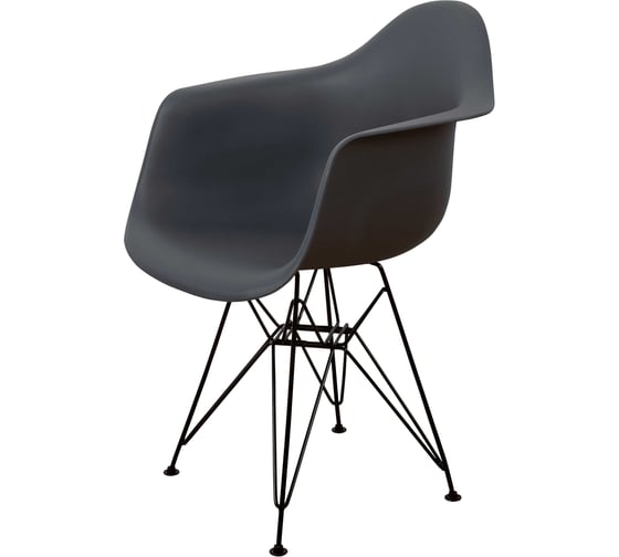 Стул-кресло из пластика DERSTUHL Black Eames, темно-серый DSL06.003 1
