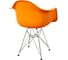 Стул-кресло из пластика DERSTUHL Chrom Eames, желтый DSL05.004 6