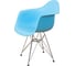 Комплект стульев пластиковых DERSTUHL 2 шт Chrom Eames, голубой, DSL05.008.2 3