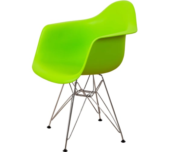 Стул-кресло из пластика DERSTUHL Chrom Eames, салатовый DSL05.012