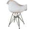 Стул-кресло из пластика DERSTUHL Black Eames, белый DSL06.001 6