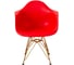 Комплект стульев пластиковых DERSTUHL 2 шт Gold Eames, красный, DSL040.006.2 3