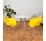 Комплект стульев пластиковых DERSTUHL 2 шт Chrom Eames, лимон, DSL05.011.2 2