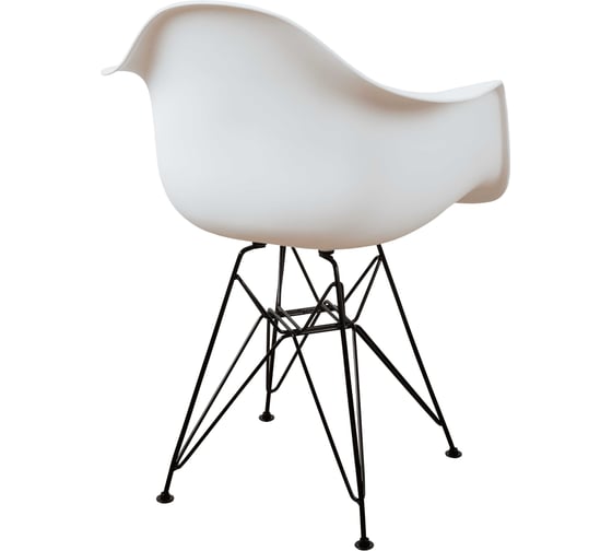 Комплект стульев пластиковых DERSTUHL 2 шт Black Eames, белый, DSL06.001.2