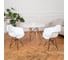 Комплект стульев пластиковых DERSTUHL 2 шт Black Eames, белый, DSL06.001.2 2