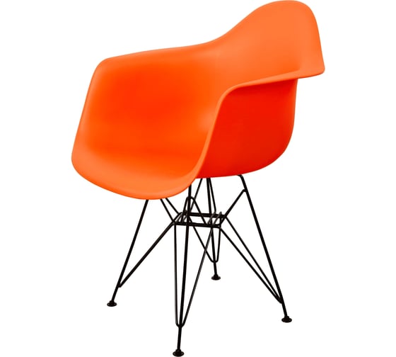 Стул-кресло DERSTUHL Black Eames оранжевый DSL06.005
