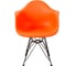 Стул-кресло из пластика DERSTUHL Black Eames, оранжевый DSL06.005 4