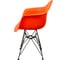 Стул-кресло из пластика DERSTUHL Black Eames, оранжевый DSL06.005 5