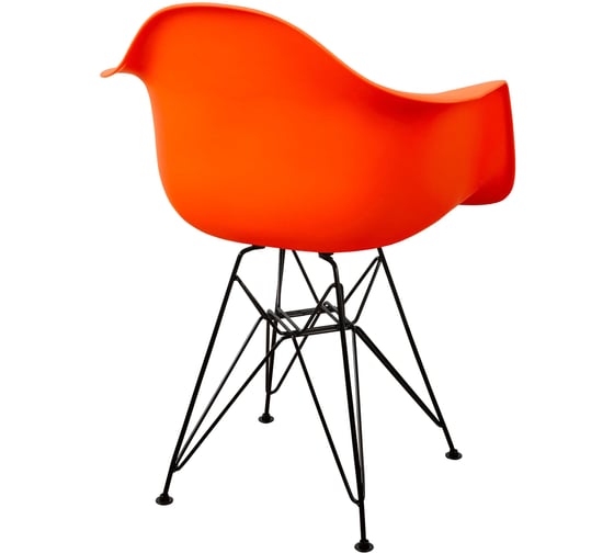 Комплект стульев пластиковых DERSTUHL 2 шт Black Eames, оранжевый, DSL06.005.2