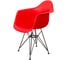 Стул-кресло из пластика DERSTUHL Black Eames, красный DSL06.006 3