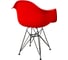 Стул-кресло из пластика DERSTUHL Black Eames, красный DSL06.006 6