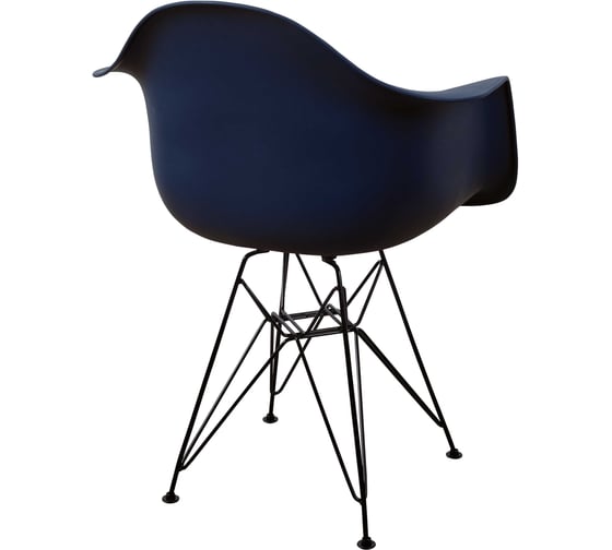 Комплект стульев пластиковых DERSTUHL 2 шт Black Eames, темно-синий, DSL06.017.2