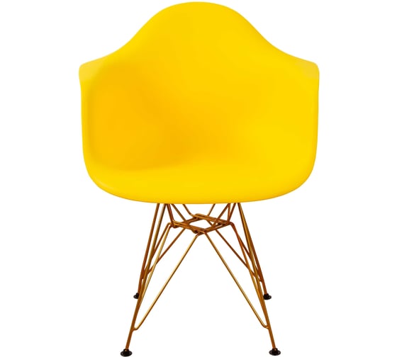Стул-кресло из пластика DERSTUHL Gold Eames, лимон DSL040.011