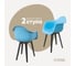 Комплект стульев пластиковых DERSTUHL 2 шт Plast Eames, голубой, DSL045.008.2 1
