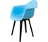 Комплект стульев пластиковых DERSTUHL 2 шт Plast Eames, голубой, DSL045.008.2 3