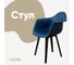 Стул-кресло из пластика DERSTUHL Plast Eames, темно-синий DSL045.017 1