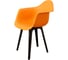 Стул-кресло из пластика DERSTUHL Plast Eames, желтый DSL045.004 3