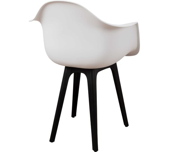 Стул-кресло из пластика DERSTUHL Plast Eames, белый DSL045.001