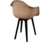 Стул-кресло из пластика DERSTUHL Plast Eames, темно-бежевый DSL045.013 7