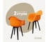 Комплект стульев пластиковых DERSTUHL 2 шт Plast Eames, желтый, DSL045.004.2 1