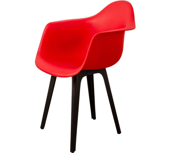Стул-кресло из пластика DERSTUHL Plast Eames, красный DSL045.006