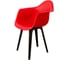 Стул-кресло из пластика DERSTUHL Plast Eames, красный DSL045.006 3