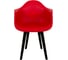Стул-кресло из пластика DERSTUHL Plast Eames, красный DSL045.006 4