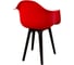 Стул-кресло из пластика DERSTUHL Plast Eames, красный DSL045.006 6