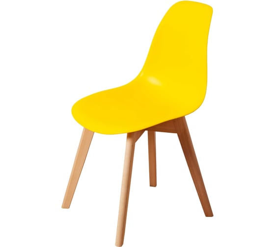 Стул DERSTUHL Grand Wood Eames лимон, комплект 4 шт DSL010.011.4