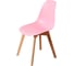 Стул пластиковый DERSTUHL Grand Wood Eames, розовый DSL010.015 3