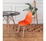 Стул пластиковый DERSTUHL Grand Wood Eames, оранжевый DSL010.005 2