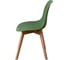 Стул пластиковый DERSTUHL Grand Wood Eames, темно-зеленый DSL010.016 5