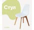 Стул пластиковый DERSTUHL Grand Wood Eames, белый DSL010.001 1