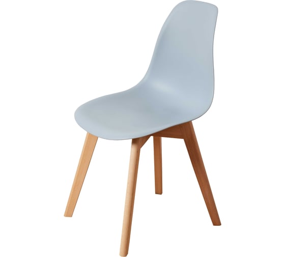 Стул DERSTUHL Grand Wood Eames светло-серый, комплект 2 шт DSL010.002.2