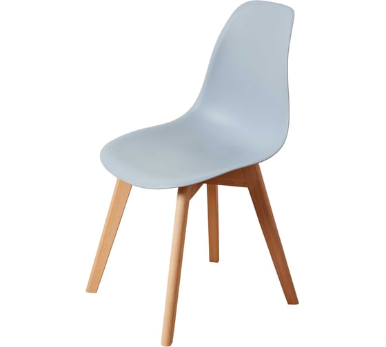 Комплект стульев пластиковых DERSTUHL 2 шт Grand Wood Eames, светло-серый, DSL010.002.2 1