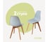Комплект стульев пластиковых DERSTUHL 2 шт Grand Wood Eames, светло-серый, DSL010.002.2 1