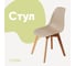 Стул пластиковый DERSTUHL Grand Wood Eames, темно-бежевый DSL010.013 1