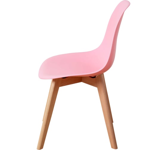 Комплект стульев пластиковых DERSTUHL 2 шт Grand Wood Eames, розовый, DSL010.015.2