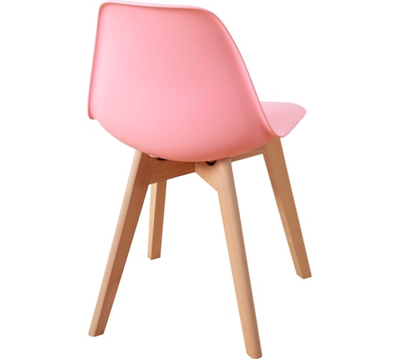 Комплект стульев пластиковых DERSTUHL 2 шт Grand Wood Eames, розовый, DSL010.015.2