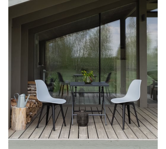 Комплект стульев пластиковых DERSTUHL 2 шт Plast Eames, светло-серый, DSL044.002.2 1