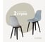 Комплект стульев пластиковых DERSTUHL 2 шт Plast Eames, светло-серый, DSL044.002.2 1