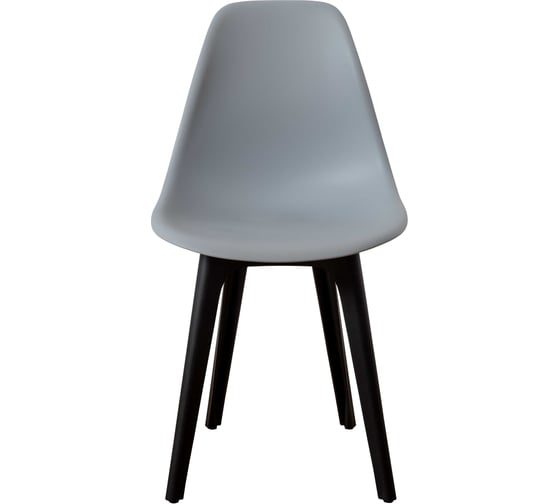 Комплект стульев пластиковых DERSTUHL 4 шт Plast Eames, светло-серый, DSL044.002.4