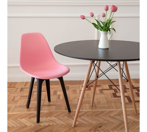 Стул пластиковый DERSTUHL Plast Eames, розовый DSL044.015