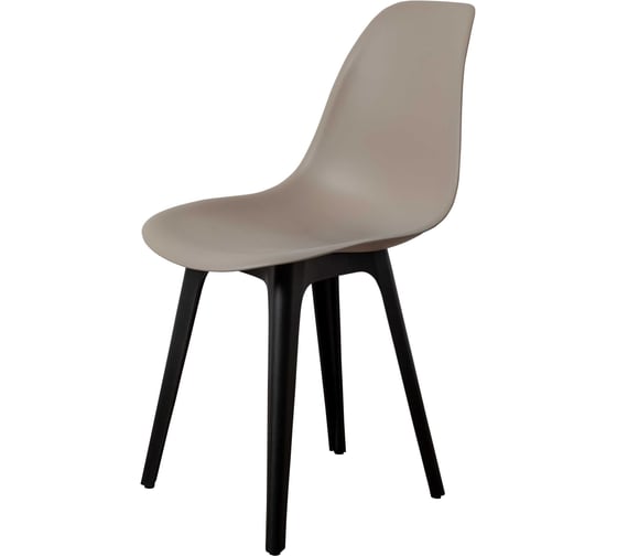 Комплект стульев пластиковых DERSTUHL 4 шт Plast Eames, темно-бежевый, DSL044.013.4