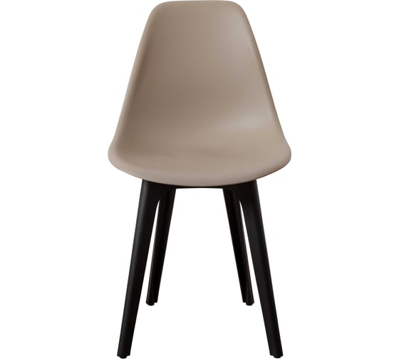 Комплект стульев пластиковых DERSTUHL 4 шт Plast Eames, темно-бежевый, DSL044.013.4