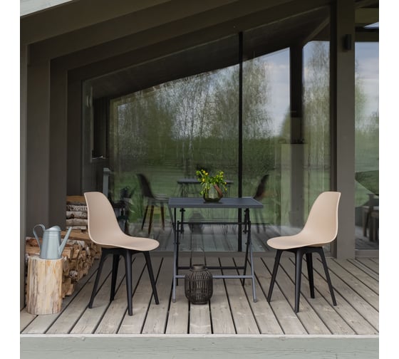 Стул DERSTUHL Plast Eames темно-бежевый, комплект 2 шт DSL044.013.2